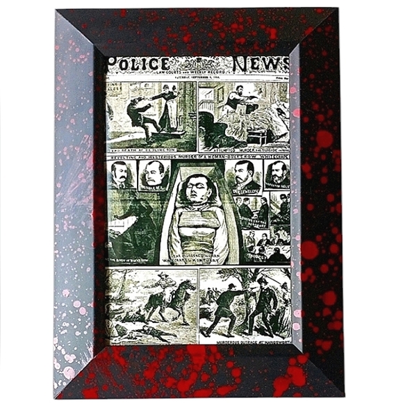 Jack the ripper Gothic horror oddity Frame Photo Print Crime UK Serial Killer - Picture 1 of 8